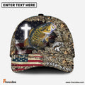 Frenzidea Personalized Smallmouth Bass Fishing Cap