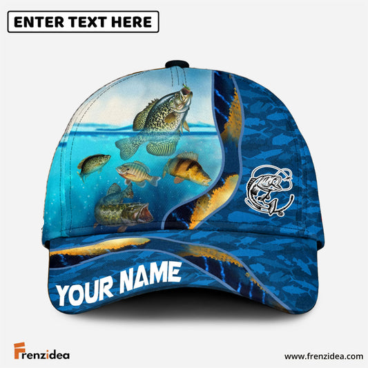 Frenzidea Personalized Panfish Fishing Cap