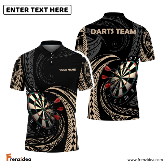 Frenzidea Rolling Tribal Pattern Custom Darts Shirts