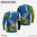 Frenzidea Customize Name Fishing Kingfish Makes Me Happy 3D Shirts