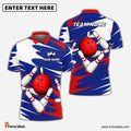 Frenzidea Bowling And Pins Twin Side Multicolor Options Personalized Name, Team Name 3D Shirt (4 Colors)