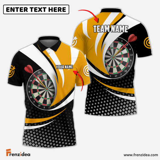 frenzidea Curve Darts Eagle Personalized Name, Team Name 3D Shirt