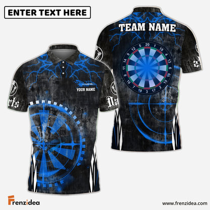 Frenzidea Darts Target Scope Personalized Name, Team Name 3D Shirt (4 Colors)