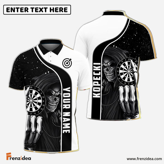 Frenzidea Dart Skull Personalized Name 3D Shirt