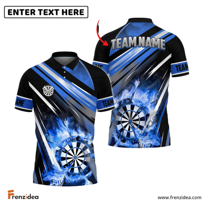 Frenzidea Darts Fire Arrow Rain Personalized Name, Team Name 3D Shirt (4 Colors)