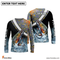 Frenzidea Trout Fishing Skin Water Custom Name & Team Name 3D Shirts