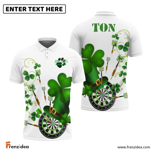 Frenzidea Darts 4 Leaf Clover Pudge & Asti's Sports Grill Shirt