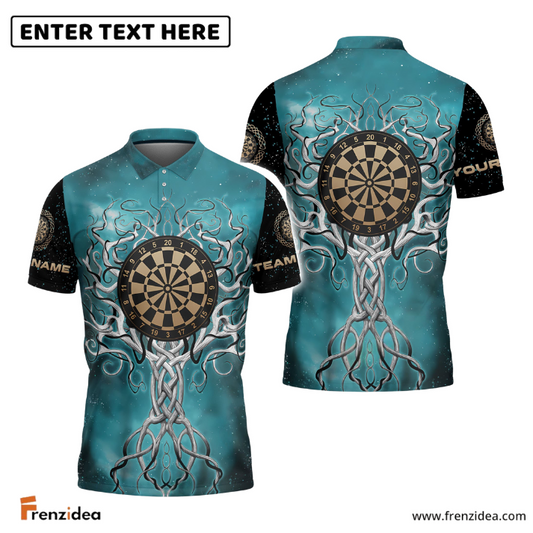 Frenzidea Norse Tree Of Life Custom Darts Shirts