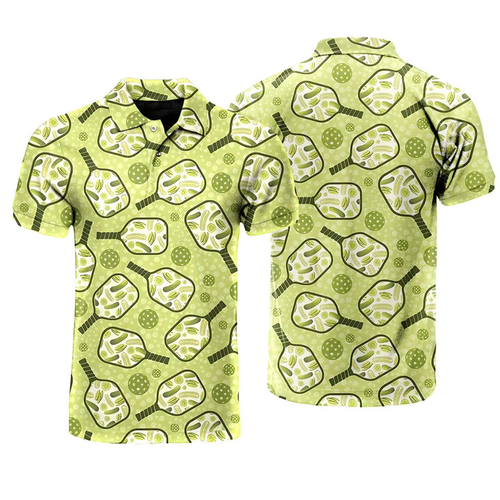 Frenzidea Pickleball Nature 3D Polo Shirt