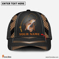 Frenzidea Personalized Fishing Black & Orange Cap
