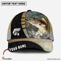 Frenzidea Personalized Walleye Fishing Hook Camo Classic Cap