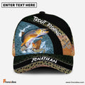 Frenzidea  Personalized Fishing Black Grass Cap
