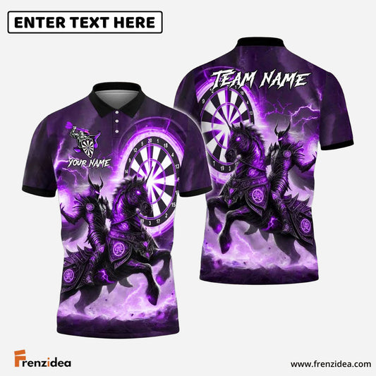 Frenzidea Darts Dark Knight Personalized Name, Team Name Shirt (4 Colors)