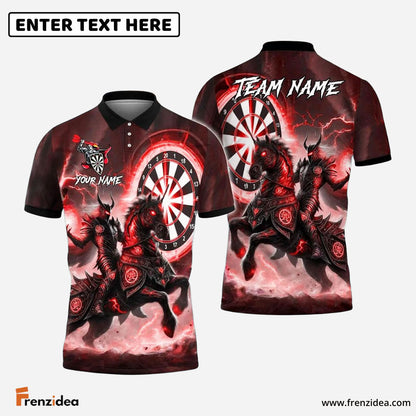 Frenzidea Darts Dark Knight Personalized Name, Team Name Shirt (4 Colors)
