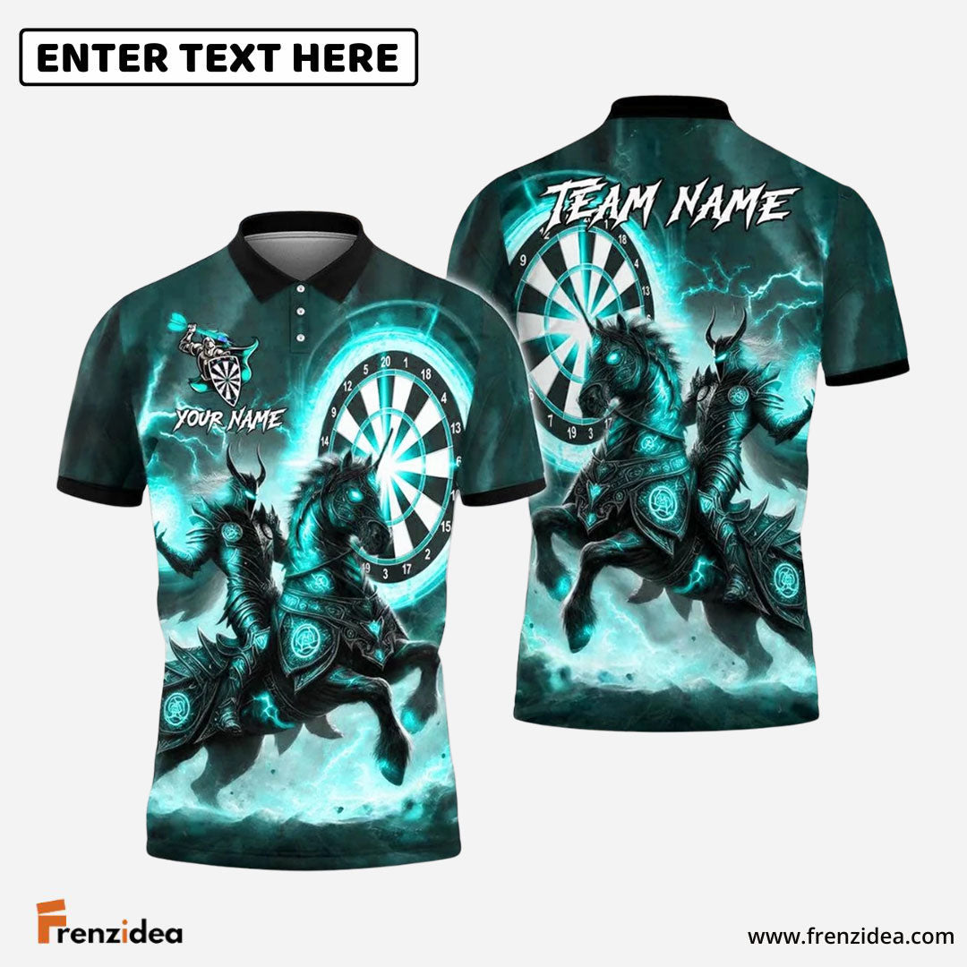 Frenzidea Darts Dark Knight Personalized Name, Team Name Shirt (4 Colors)