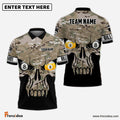 Frenzidea Camo Skull Billiards Personalized Shirt