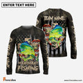 Frenzidea Mahi-mahi Fishing American Flag Camo Cross Gear Custom Name & Team Name 3D Shirts