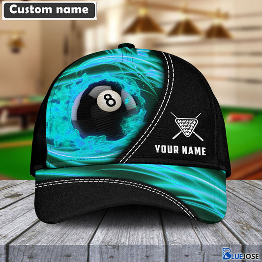 Frenzidea Personalized Ball 8 Ball 9 Black Cap