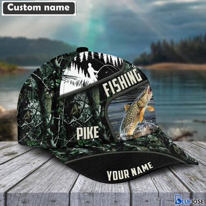 Frenzidea Green Fresh Water Personalized Fishing Classic Cap