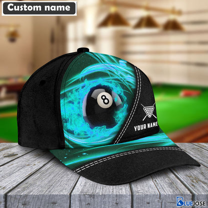 Frenzidea Personalized Ball 8 Ball 9 Black Cap