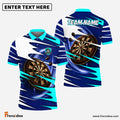 Frenzidea Darts Ribbon Color Personalized Name, Team Name 3D Shirt (4 Colors)