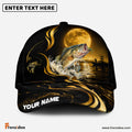 (12 Breeds) Frenzidea Moonlit Night Fishing Customized Name 3D Cap