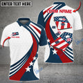 Frenzidea Cornhole American Style Personalized Name, Team Name Shirt