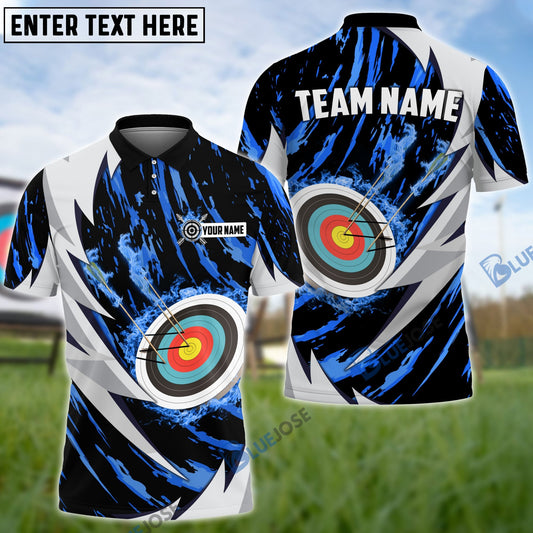 Frenzidea Personalized Name Thunder Dot Archery Multicolor 3D Shirt