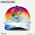 (12 Breeds) Frenzidea Vibrant Watercolor Sunset Fishing Customized Name 3D Cap