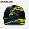 Frenzidea Vivid Deep Sea Fishing Customized Name 3D Cap