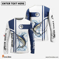 Frenzidea Fishing Marlin Customize Name 3D Shirts