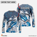 Frenzidea Salmon Fishing Bluefin Sport Custom Name & Team Name 3D Shirts