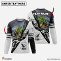 Frenzidea Crappie Fishing Target Locked Custom Name & Team Name 3D Shirts