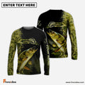 Frenzidea Custom Walleye Fishing Camouflage Personalized Walleye 3D Shirts