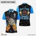 Frenzidea Darts & Beer Personalized Name 3D Shirt