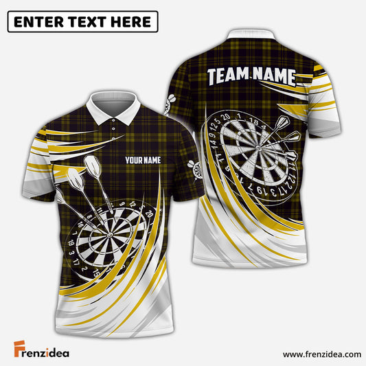 Frenzidea Darts Plaid Color Personalized Name, Team Name 3D Shirt (4 Colors)