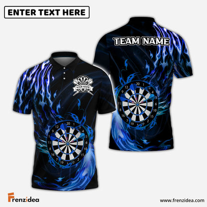 Frenzidea Darts Fire Claws Personalized Name, Team Name 3D Shirt (4 Colors)