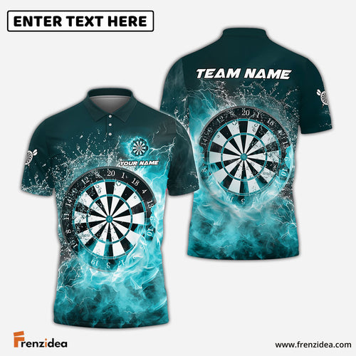 Frenzidea Darts Steaming Water Personalized Name, Team Name 3D Shirt (4 Colors)