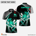 Frenzidea Flame Bowling And Pins Tornado Pattern Multicolor Customized Name 3D Shirt