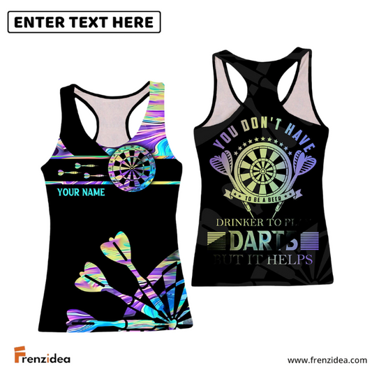 Frenzidea Darts Colorful Personalized Shirt