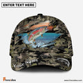 Frenzidea Trout Fishing Lure Camouflage Personalized Cap
