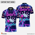 Frenzidea Bowling Splits ‘n Giggles Customized Name, Team Name 3D Shirt