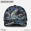 Frenzidea Marlin Fishing Blue Kryptek Camo Personalized Cap