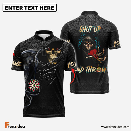 Frenzidea Darts Reaper Personalized Name 3D Shirt