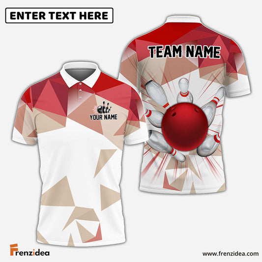 Frenzidea Bowling And Pins Move Out Da Way Customized Name 3D Shirt (4 Colors)