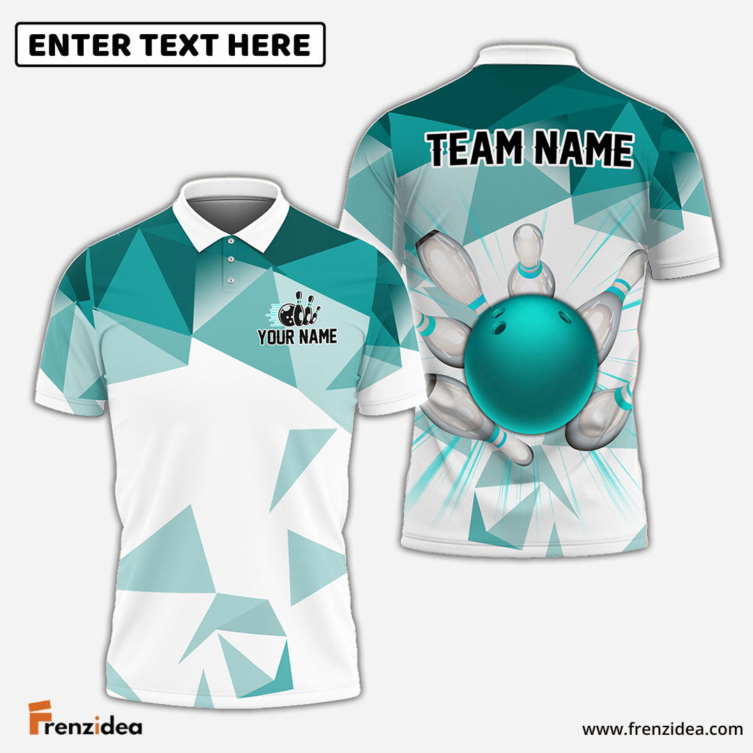Frenzidea Bowling And Pins Move Out Da Way Customized Name 3D Shirt (4 Colors)