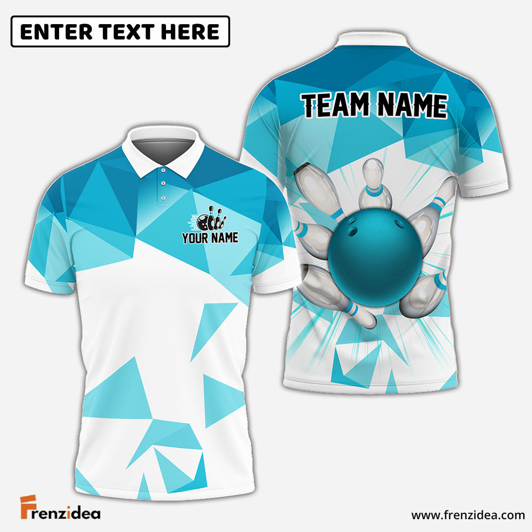 Frenzidea Bowling And Pins Move Out Da Way Customized Name 3D Shirt (4 Colors)