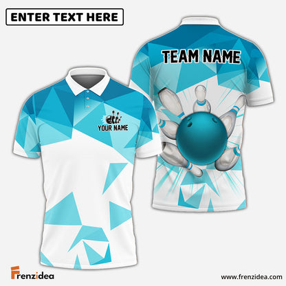 Frenzidea Bowling And Pins Move Out Da Way Customized Name 3D Shirt (4 Colors)