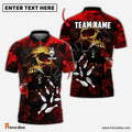 Frenzidea Bowling And Pins Depression Bringer Reaper Customized Name 3D Shirt (4 Colors)