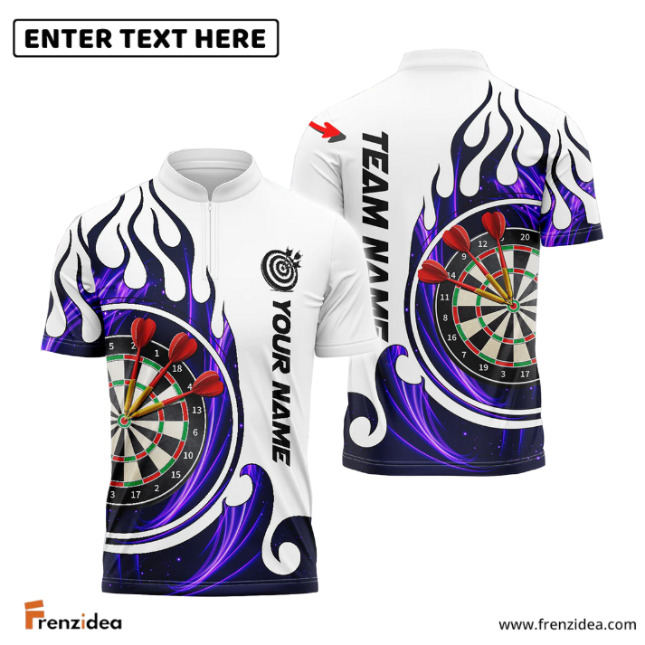 Frenzidea Fire Blaster Darts Personalized Name, Team Name 3D Shirt (4 Colors)